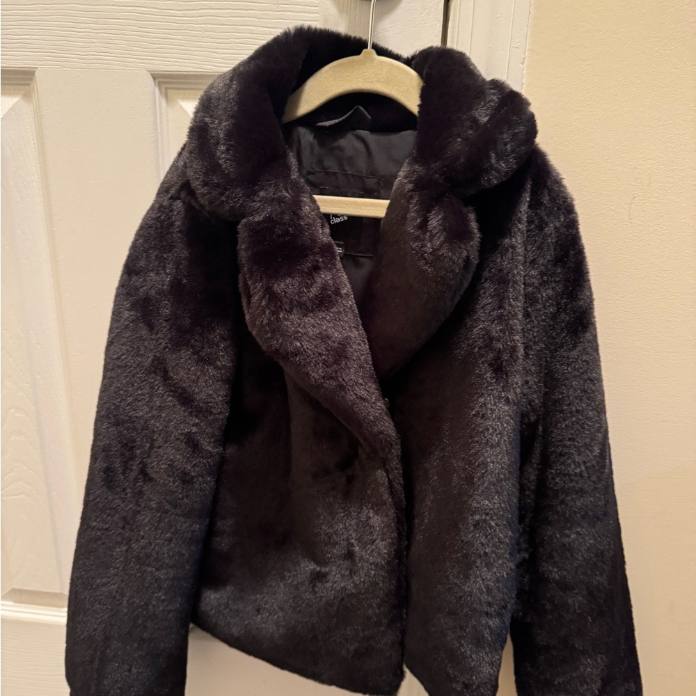 Art Class Black faux fur Jacket